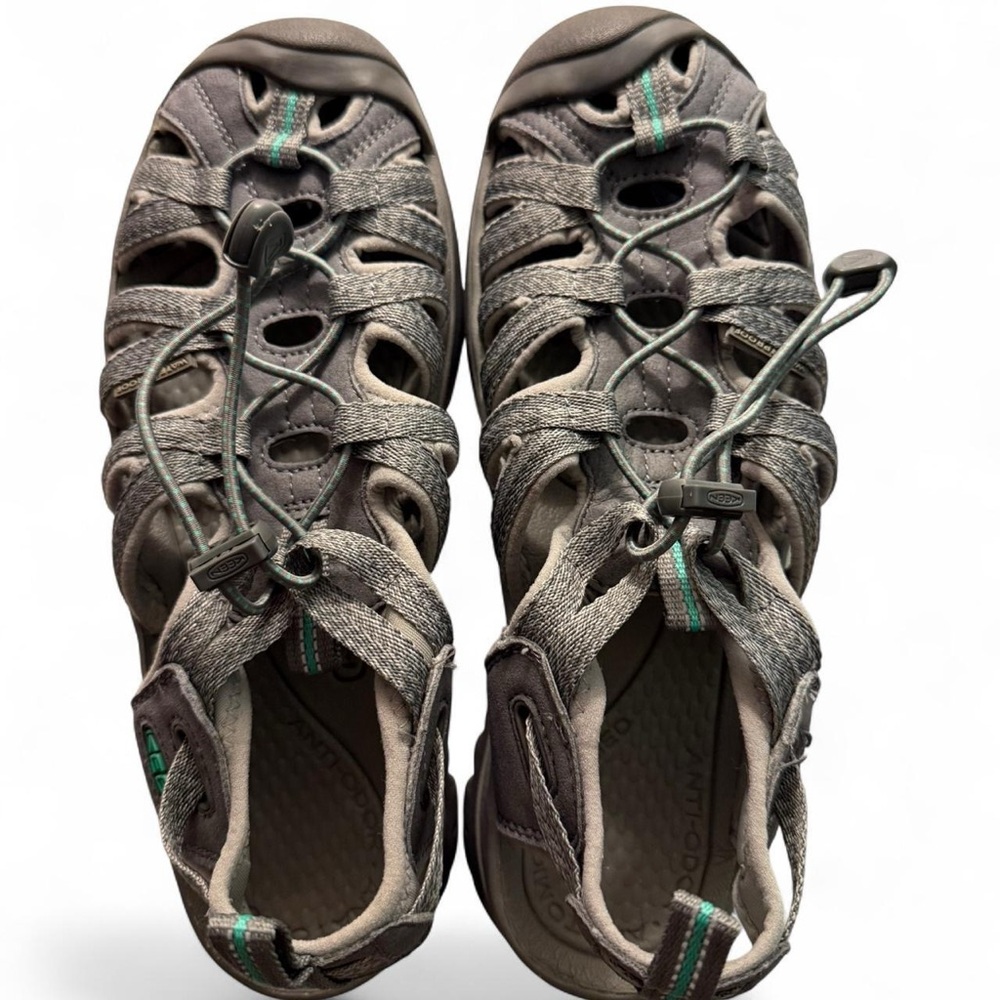 KEEN Waterproof Hiking Sandals Gray Women’s Size 8.5 Outdoor Trail Shoes